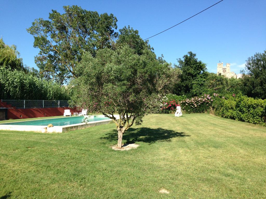 Les Jardins Du Rebaut Bed & Breakfast Безие Екстериор снимка