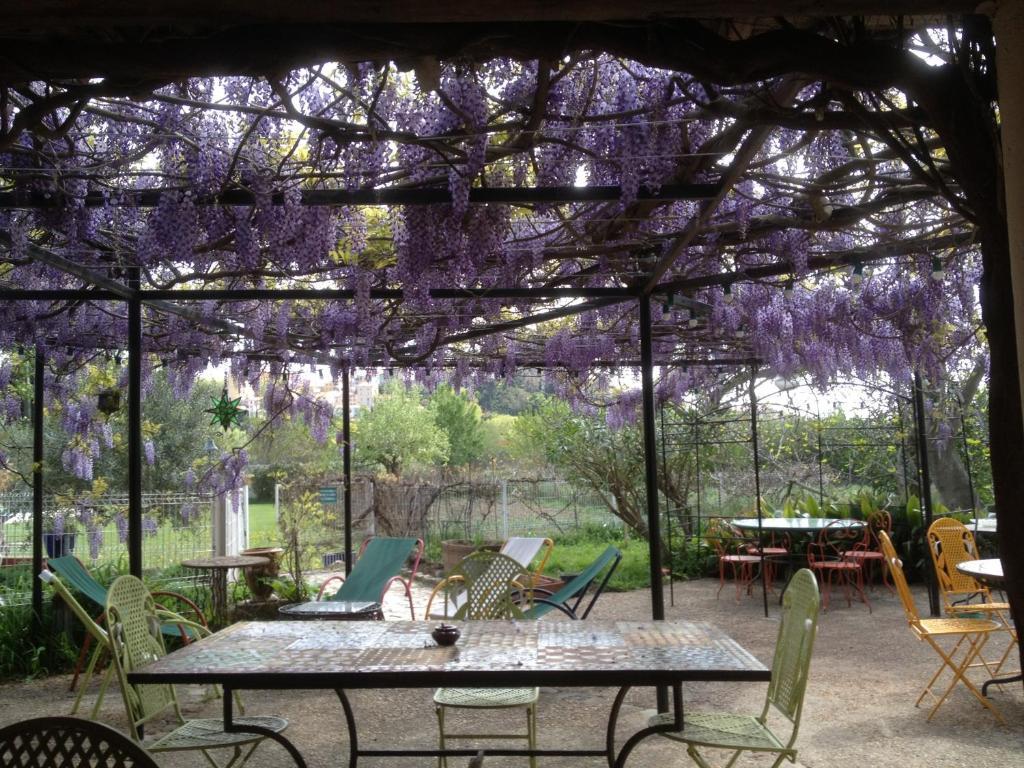 Les Jardins Du Rebaut Bed & Breakfast Безие Екстериор снимка